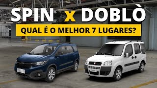 COMPARATIVO Fiat Doblò x Chevrolet Spin Descubra qual é o melhor carro de 7 lugares para seu uso [upl. by Caputto]