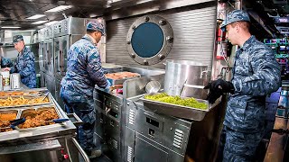 How US Navy Nuclear Submarine Gets Food Deep Underwater [upl. by Griffin55]