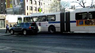 MaBSTOA Orion 5 CNG 9848  New Flyer D60HF 5671 Bx19 at E 149th StreetMorris Avenue [upl. by Adnema]