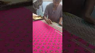 DIY  Golden Printing on Fabric  Convert plain Top into Designer wear  Block Printing at Home [upl. by Raynard]