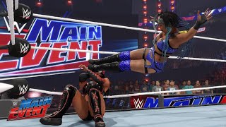 WWE 2K23 MAIN EVENT XIA LI VS KAYDEN CARTER WKATANA CHANCE [upl. by Yrrum967]