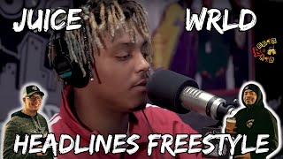 JUICE KILLS DRAKES BEAT  Juice WRLD Freestyles Over Headlines by Drake Reaction [upl. by Meirrak]