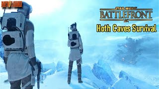 Caves of Hoth Survival  Star Wars Battlefront 2015 Single Player Missions 5 [upl. by Rimisac921]