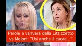 Parole a vanvera della Littizzetto vs Meloni quotUsi anche il cuorequot [upl. by Anahc984]