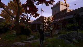 Dragon Age Inquisition  Skyhold Courtyard Ambiance chatting birds white noise [upl. by Kier171]