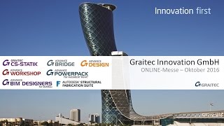 Online Messe 2016  Graitec BIM Designer Stahlbau [upl. by Alig]