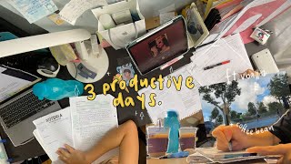 3 productive days in my life ✨ POV your productivity is a sin graph lmao [upl. by Htinek339]