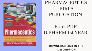 PHARMACEUTICS BIRLA PUBLICATION DPHARM 1ST YEAR BOOK PDF DOWNLOAD [upl. by Ettelloc859]