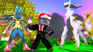 Minecraft PIXELMON DARK 2  O LENDARIO ARCEUS E LUCARIO [upl. by Trebled532]