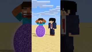 HELP Herobrine To Power Up And Break Bedrock friendship shorts trending anime [upl. by Ilrahs]