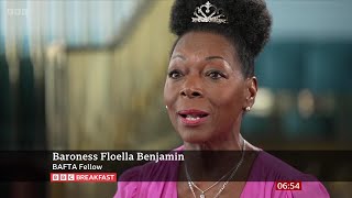 Floella Benjamin Soon To Be Inducted For The BAFTA Fellowship Award On BBC Breakfast 24042024 [upl. by Cohl]