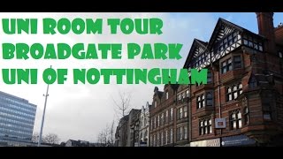 Uni Room Tour Uni of Nottingham Broadgate Park [upl. by Ocana]