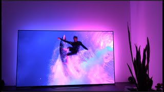 Philips Hue Sync Box  Play Bars  Ambilight Demo [upl. by Doelling]