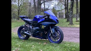 Yamaha R7 Exhaust and Quickshifter [upl. by Lou]