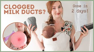 HOW TO CLEAR CLOGGED MILK DUCTS  Breastfeeding [upl. by Ssur]