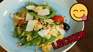 Fanstastischer Nudelsalat aus 6 Zutaten 😍 Italienisches Rezept [upl. by Leia]