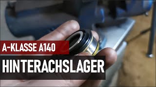 Mercedes A 140  Neue Hinterachslager diy tutorial cars [upl. by Tayyebeb]