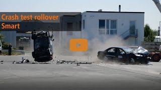 Crash test rollover Smart [upl. by Hanala789]