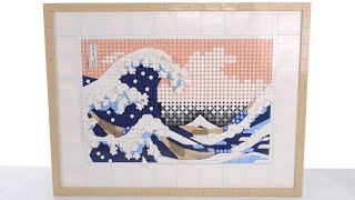 Mesmerizing LEGO Great Wave Art Meets Heat Waves 🌊 [upl. by Trenna]