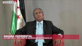 quotIl y a une guerre avec le Marocquot  Mohamed Salem Ould Salek chef de la diplomatie Front Polisario [upl. by Nanci]