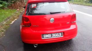 Polo 6R 12 TSI 105hp DSG Fart Muffler Delete Exhaust System [upl. by Leruj]