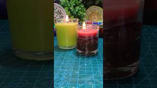 Story part 1 Reuse old waste candle wax in new glass jar for full story wait for part 2 [upl. by Sirehc731]