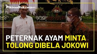 Aksinya Bentangkan Poster Minta Tolong Dibela Jokowi Peternak Ayam Kadang Laporannya Gak Sampai [upl. by Norrabal]