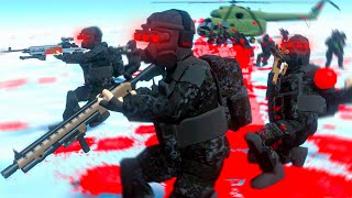 RAVENFIELD  Massive NPC Wars Active Ragdoll Physics 300 Bots Battle 4 [upl. by Kciregor]