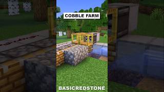 Cobblestone Farm Minecraft minecraft shorts [upl. by Nnylhsa]