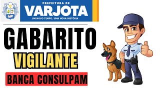 VIGIA  CONCURSO VARJOTA  GABARITO EXTRAOFICIAL  MATEMÁTICA  NÍVEL FUNDAMENTAL  BANCA CONSULPAM [upl. by Yblok]