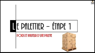 LE PALETTIER ETAPE 1 [upl. by Nellak]