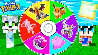 ¡LA RULETA de los POKÉMON en MINECRAFT 🎯🔫 RESUMEN MUNDO PIXELMON 2 con LOS COMPAS [upl. by Ahselrak]