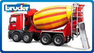 Bruder Toys MB Arocs Cement Mixer 03654 [upl. by Kinemod113]