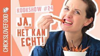 ECHT KROKANTE ZOETE AARDAPPELFRIET  CHICKSLOVEFOOD [upl. by Matthei]