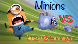 Minions vs Grizzy amp Lemmings  Fan made [upl. by Anu864]