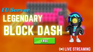 EU Legendary Block Dash Madness 🔥  Live Stumble Guys [upl. by Esille]