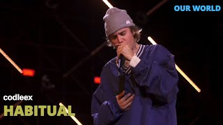 Justin Bieber  Habitual live Amazon Our Word [upl. by Crescantia953]