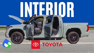 Interior Review  2024 TUNDRA Platinum by Toyota [upl. by Ecnarrat]