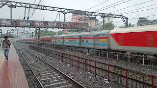 12102 Shalimar Mumbai LTT Jnaneswari Express skip Thane station JnaneswariExpress [upl. by Krahling]