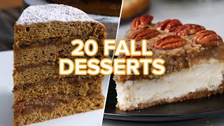 20 Tasty Fall Desserts [upl. by Lorianna]