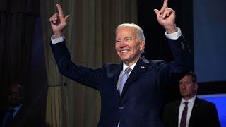 Joe Biden candidat à sa réelection en 2024  quotIl est temps de finir le travailquot [upl. by Perce]