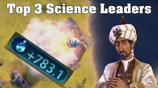 Top 3 Science Civs in Civilization VI [upl. by Margarethe]