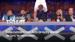 Anti Gravity VECHT tegen de zwaartekracht met ONVOORSPELBARE turnact  Hollands Got Talent [upl. by Niwroc88]