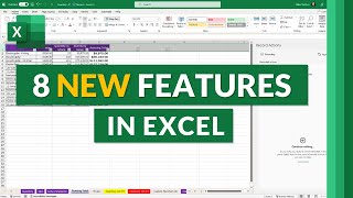 8 New Features in Microsoft Excel  Summer 2023 [upl. by Ssalguod]