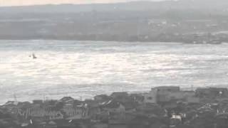 Japan Tsunami hits Harbor Iioka between Sendai and Tokyo Life footage  March 11 2011 [upl. by Moshell]