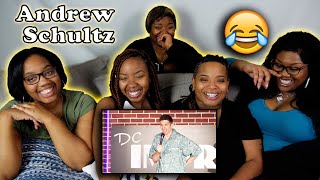 😂HILARIOUS Andrew Schulz  Gayest Heckler Ever Stand Up Comedy FamilyGroup Reaction [upl. by Jary]