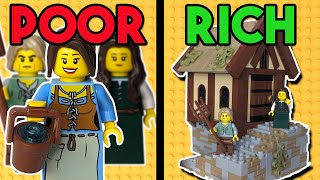 I BUILT A MEDIEVAL VILLAGE WITH LEGO [upl. by Novihs]