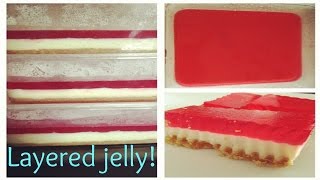 How I make layered jelly with marshmallows and biscuits for the holidays [upl. by Aleak605]