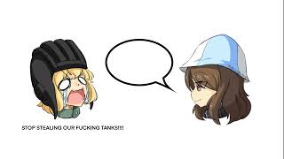 Pravda vs Continuation be like  Girls und Panzer [upl. by Bonnette]