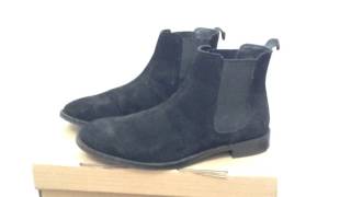 Asos Chelsea Boot Black Suede Review [upl. by Assilem]